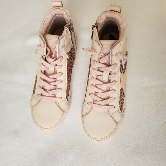 NEW VINTAGE HAVANA alexis High Top Sneakers in beige - Picture 3 of 10